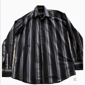 Men's Ted Lapidus Long Sleeve Plaid Shirt, Size M